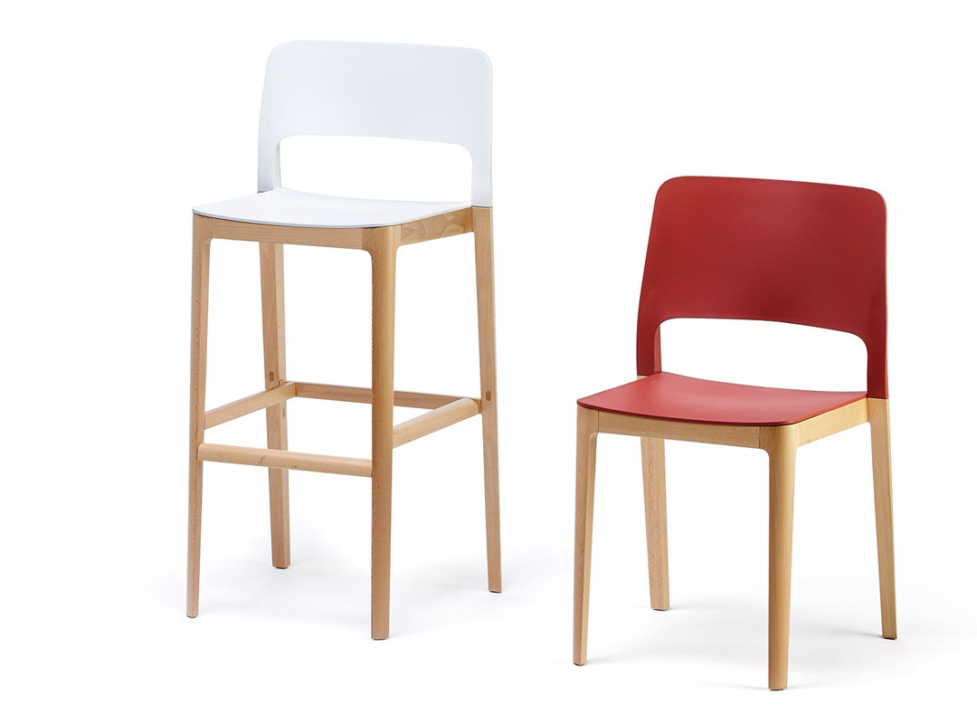 Chaise en bois massif Rhomb - Epoxia mobilier