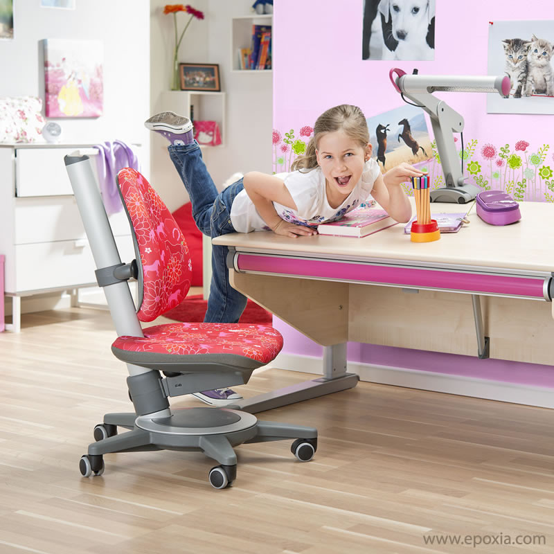 Chaise de bureau pour enfant cool fauteuil pivotant et ergonomique